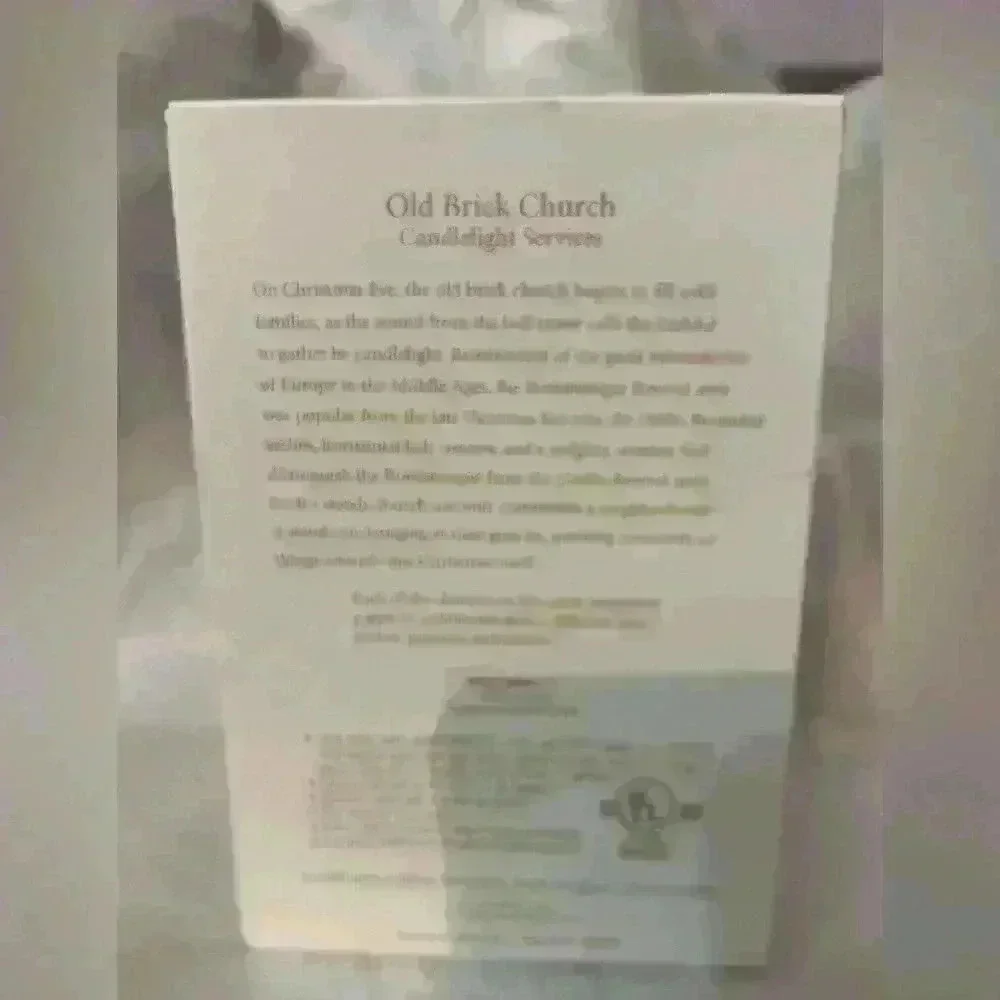 Hallmark NEW 2009 Christmas Ornament #12 Magic Old Brick‎ Church Candlelight Ser